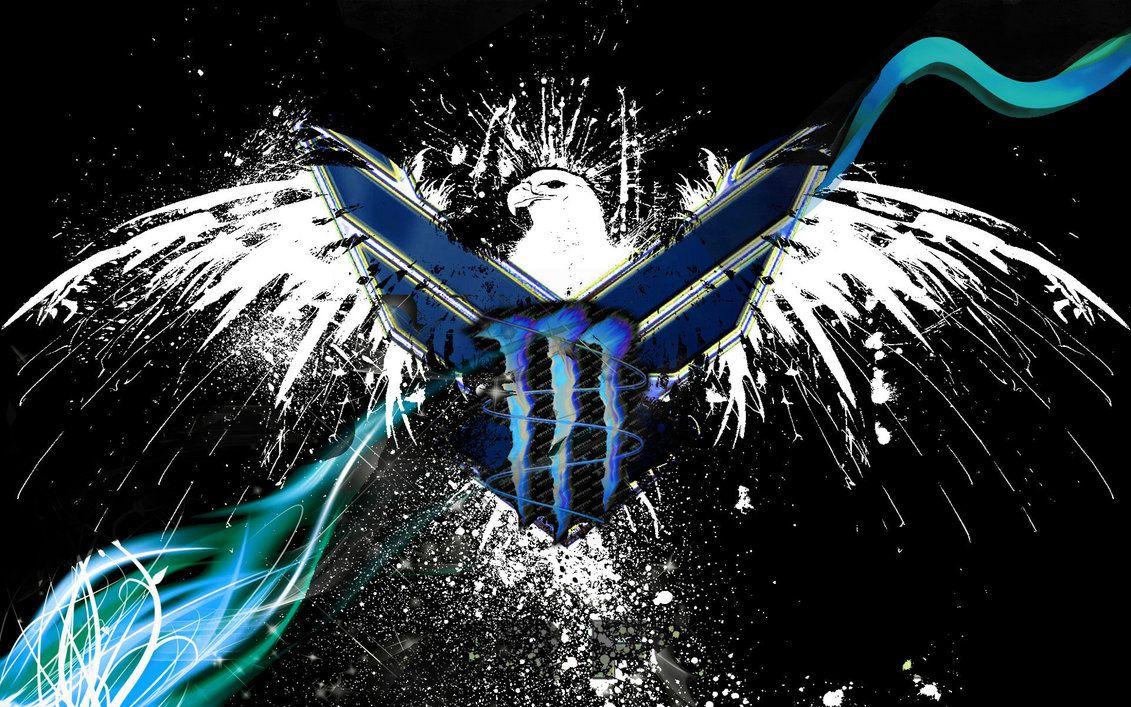 Military Logo with monster energy mixup
