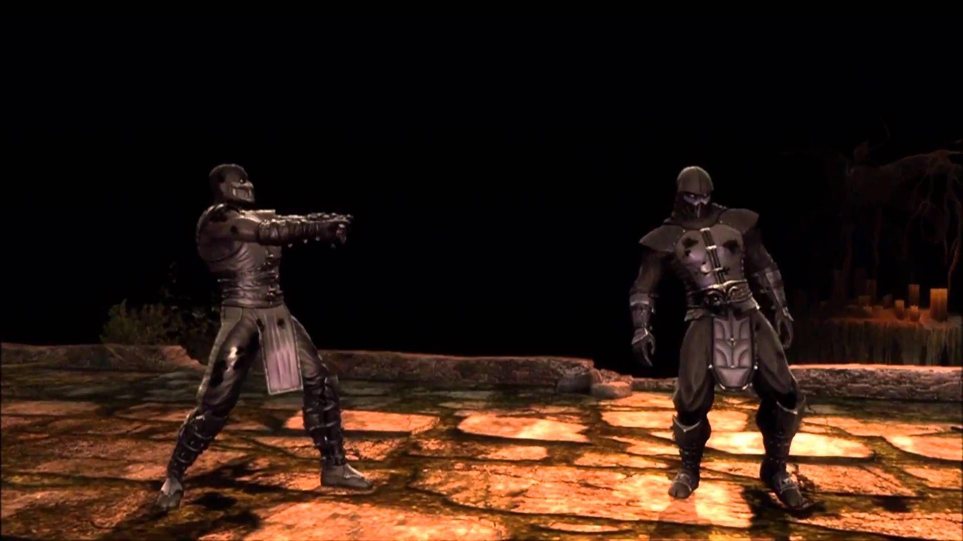 Mortal Kombat 9 Noob Saibot Fatality Stage and Babality