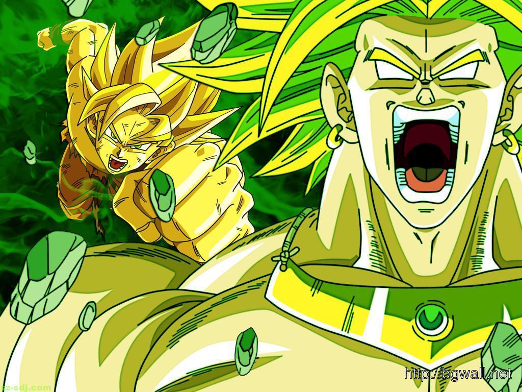 Goku With Broly Dbz Wallpaper