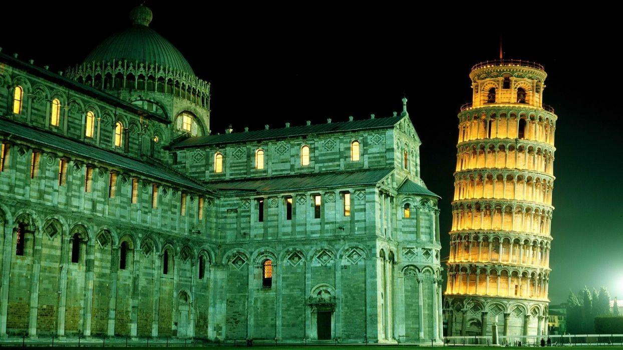 Tower Pisa Italy Leaning Tower of Pisa wallpaperx1080