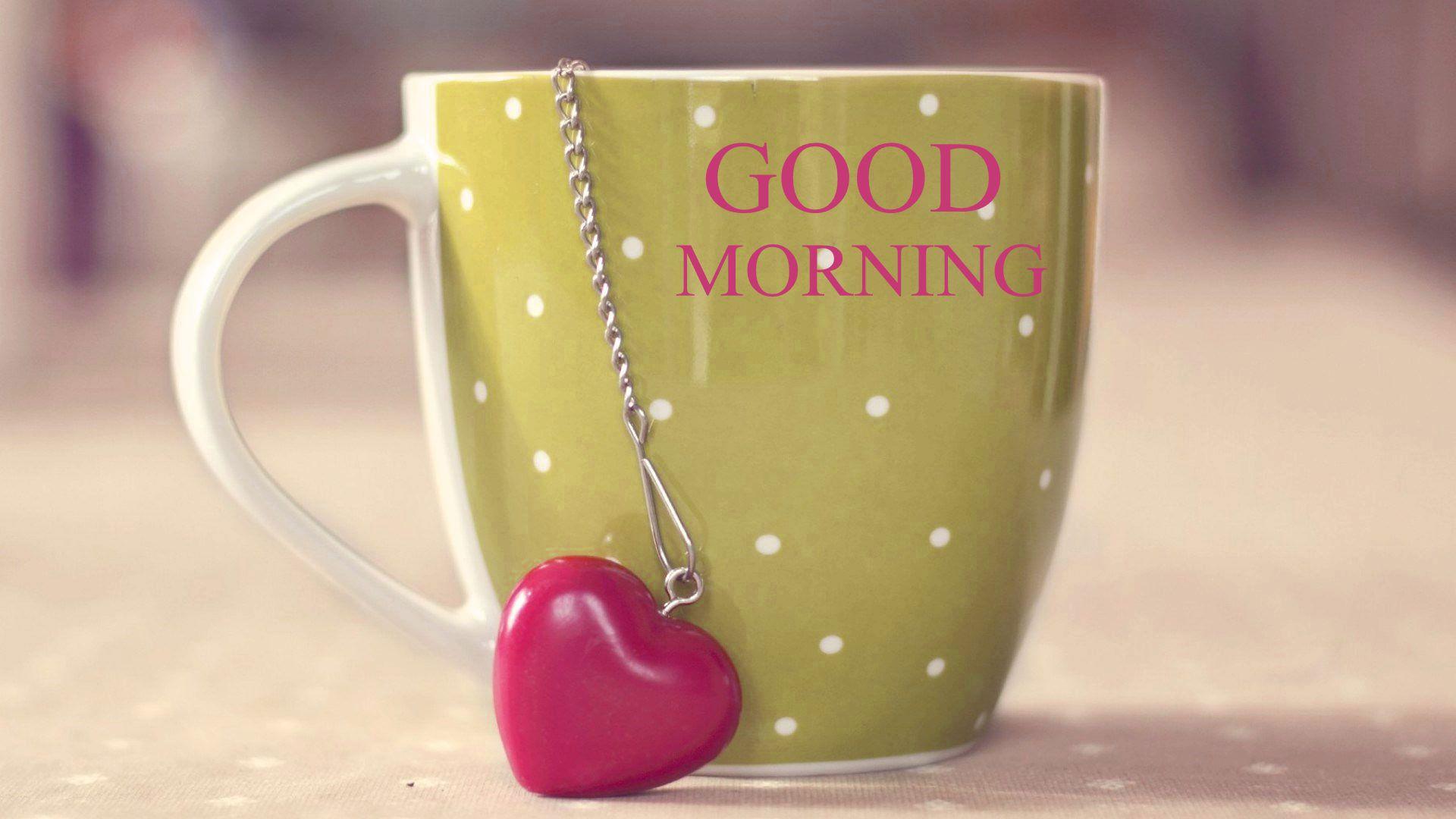hd pics photo best good morning cup love heart for facebook HD
