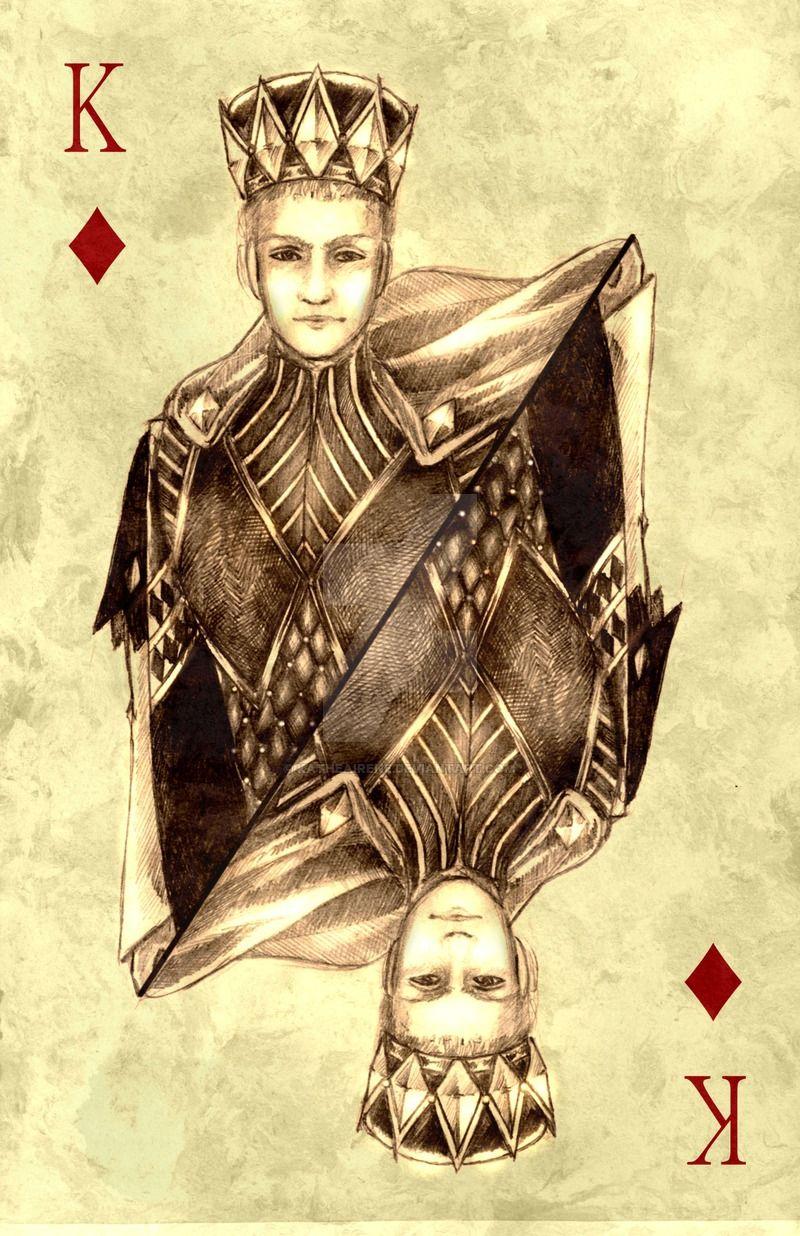 Cards: king of diamonds