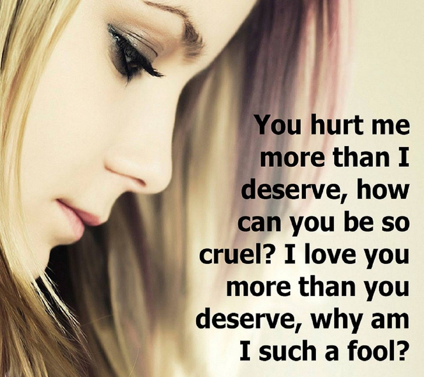 Download free love hurt sad wallpaper for your mobile phone