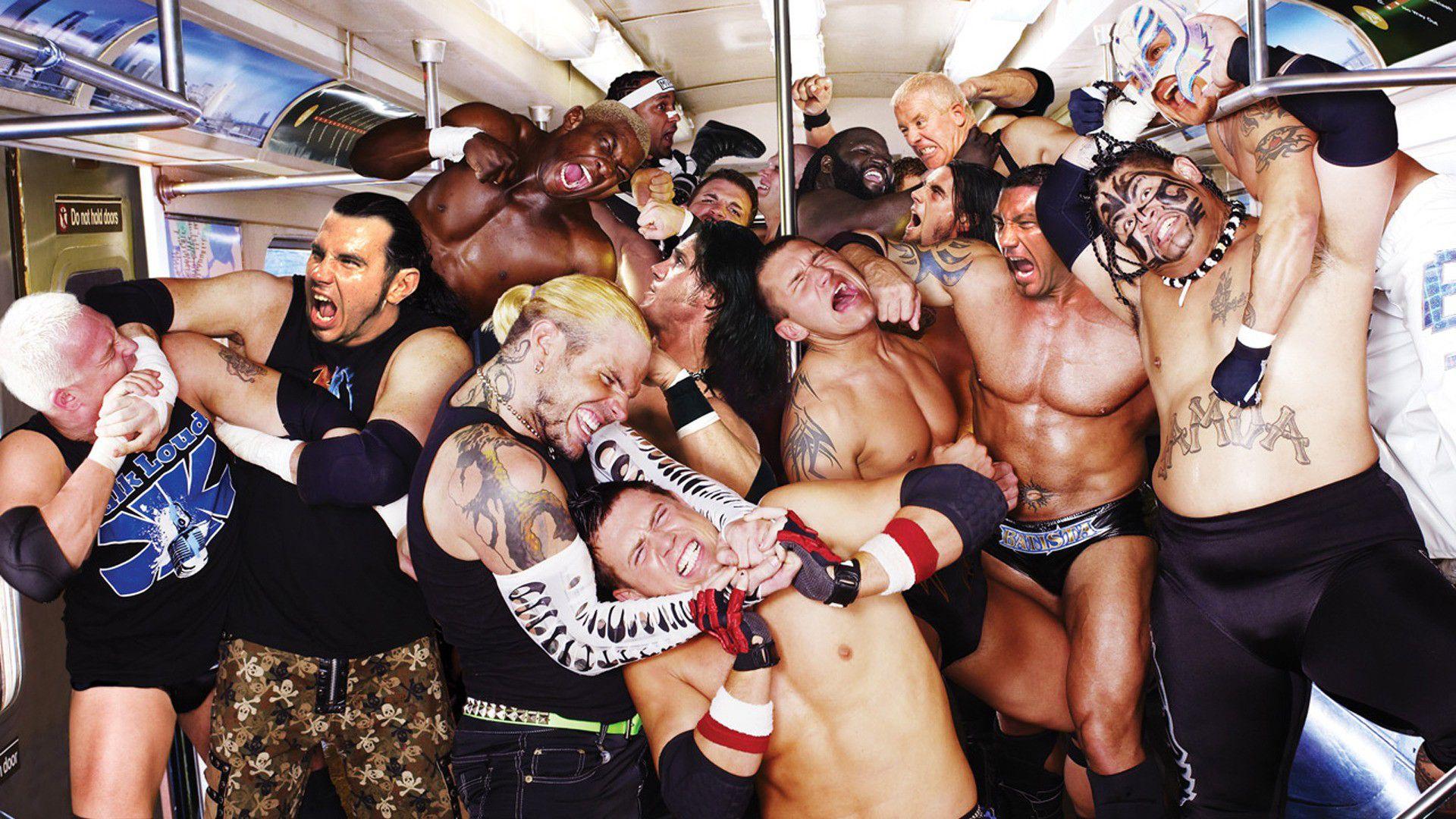 wrestlers in bus HD Wallpaper