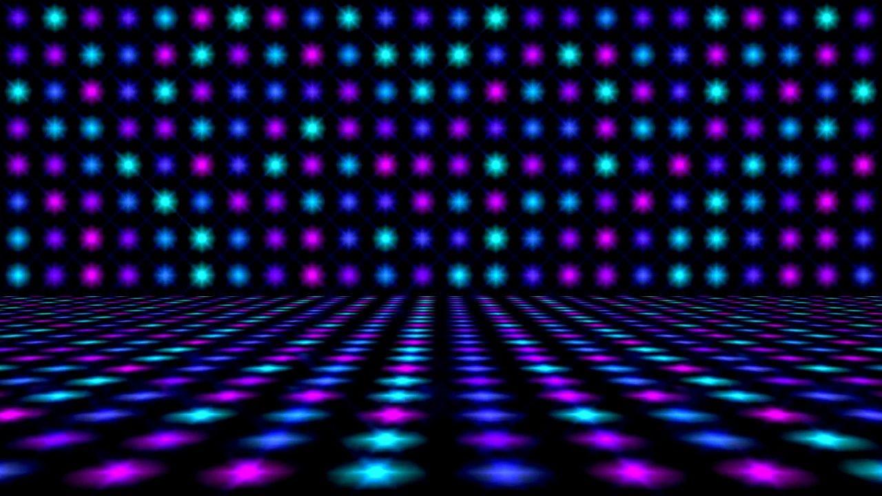 Dance Floor Lights Colors Background HD Free