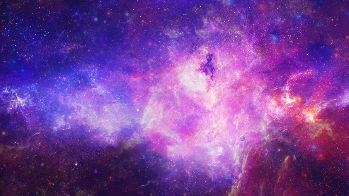 Purple Space Galaxy Wallpaper Download Wallpaper. High