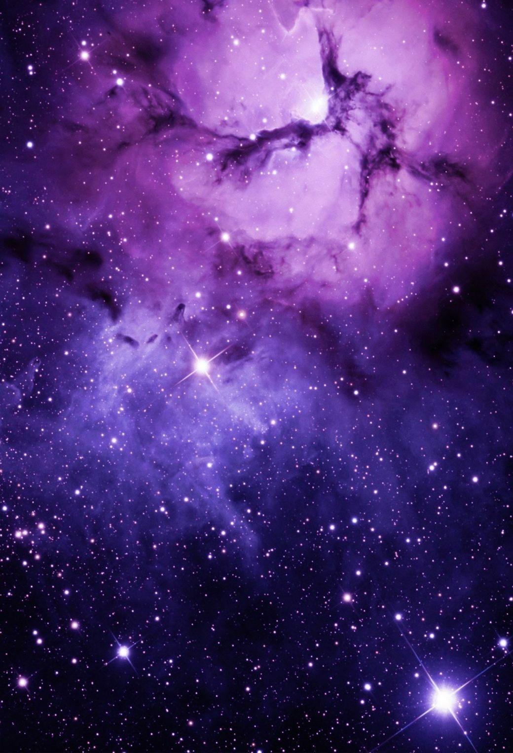 Purple Galaxy Best Wallpaper iPhone