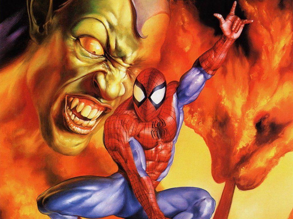 Spider man Vs Carnage Vs Green Goblin. barcelona