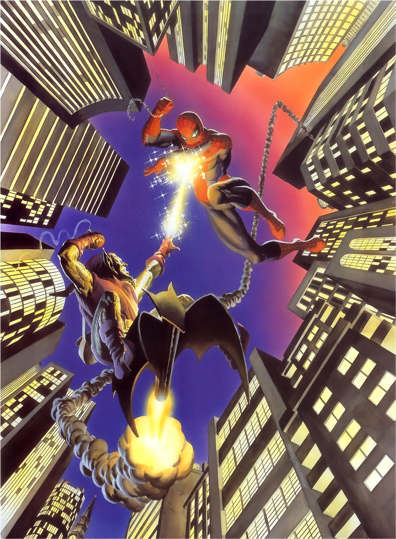 Spider Man Vs. The Green Goblin By John Romita And Alex Ross