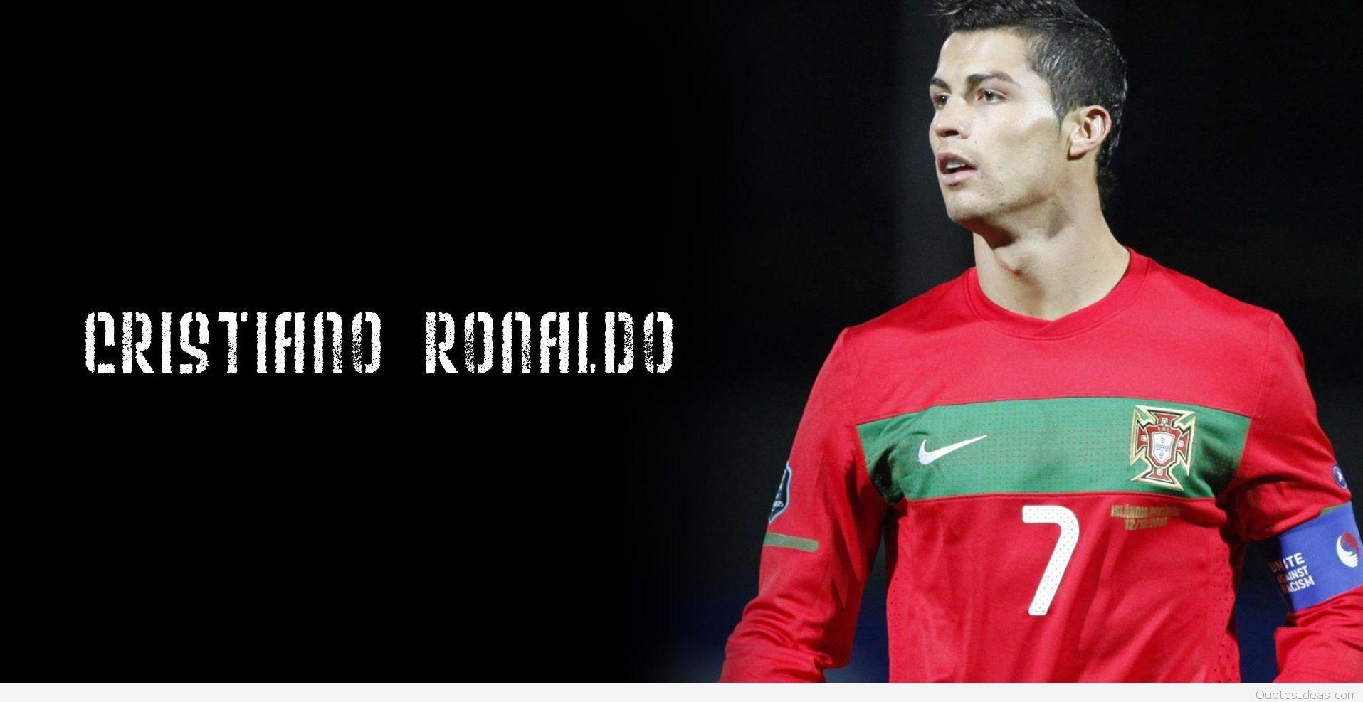 Inspirational Cristiano Ronaldo Background Quotes Image