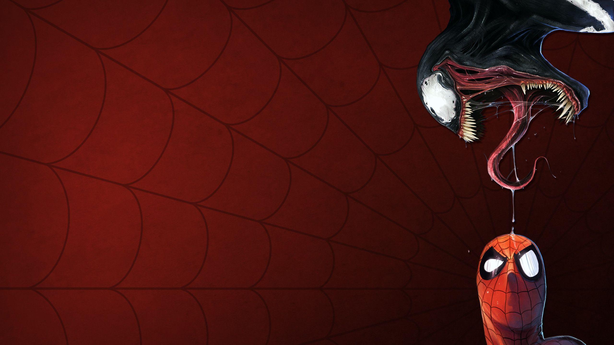 Spider Man Vs. Venom [2560x1440]: Wallpaper