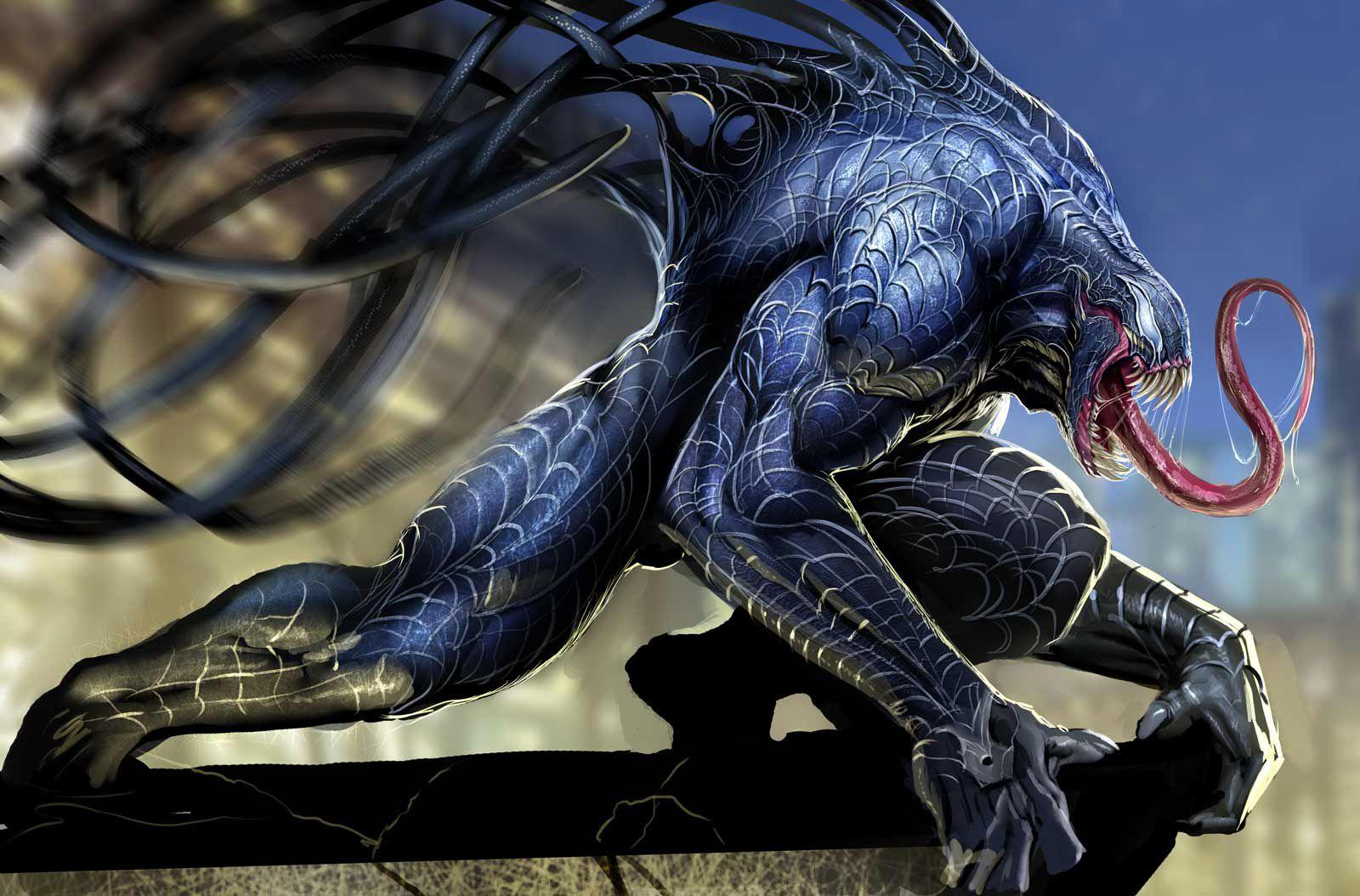 Venom spiderman deskx1054 wallpaper