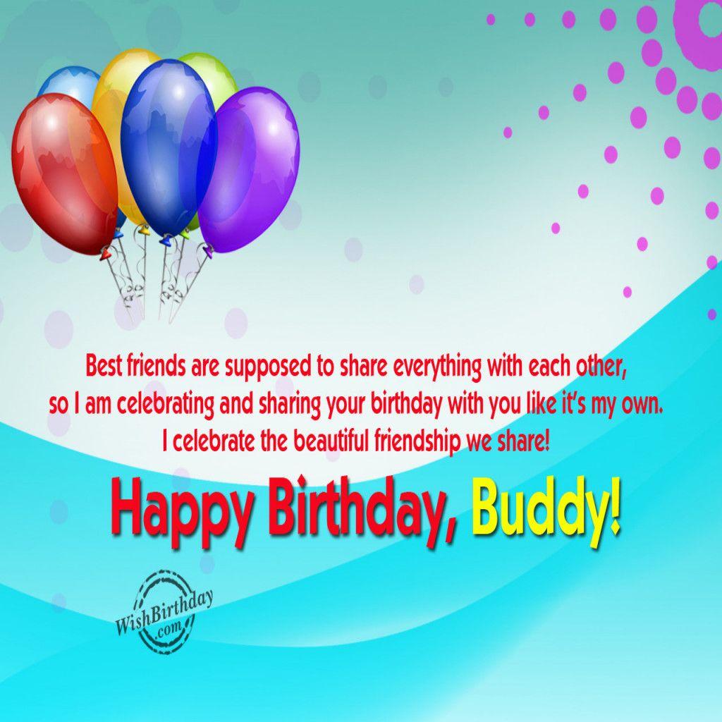 Beautiful Happy Birthday Buddy Wishbirthday