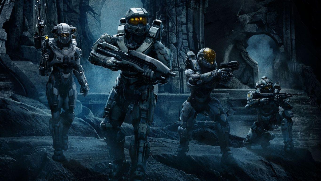 Halo 5 guardians team chief HD wallpaper Left to right: Linda, John