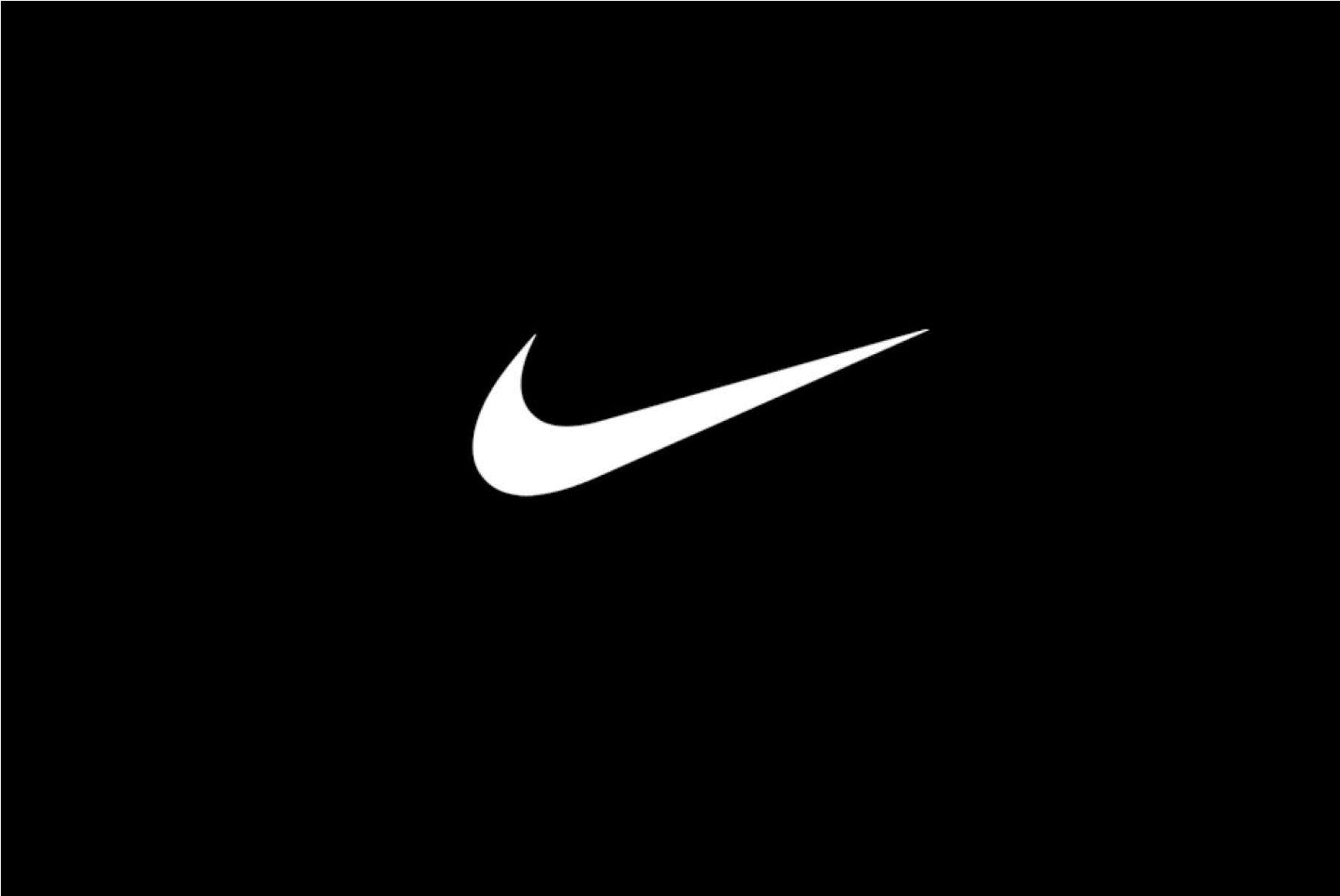 Download White Nike Logo Black Wallpaper Sport Brand HD