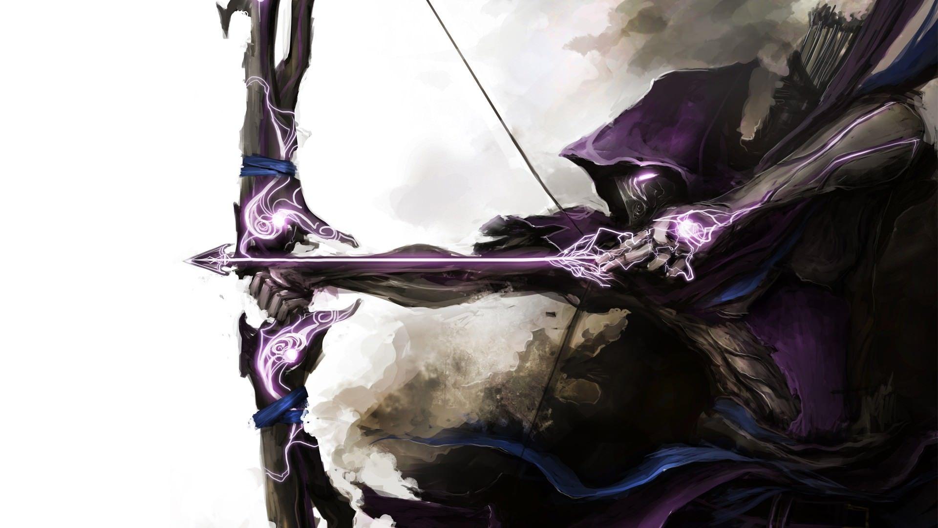 Hawkeye Bow & Arrow Wallpaper