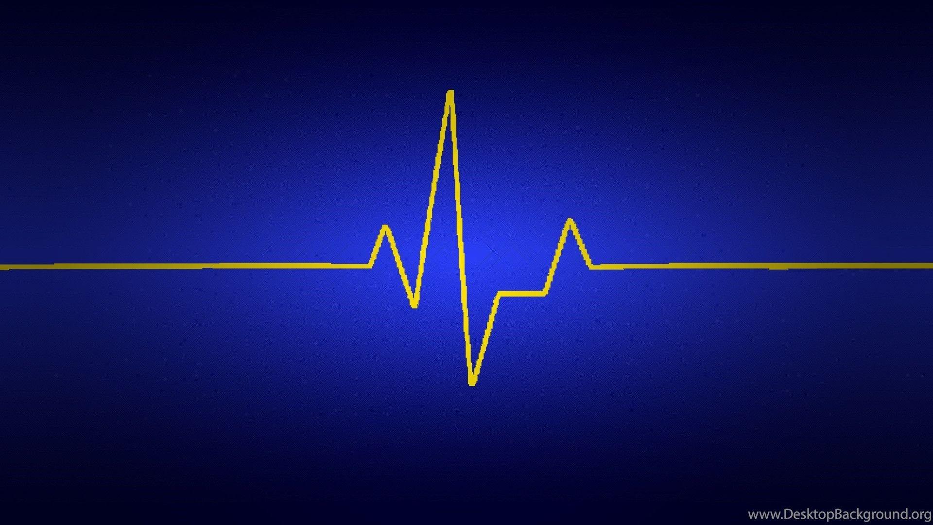Heartbeat Line Wallpaper Desktop Background