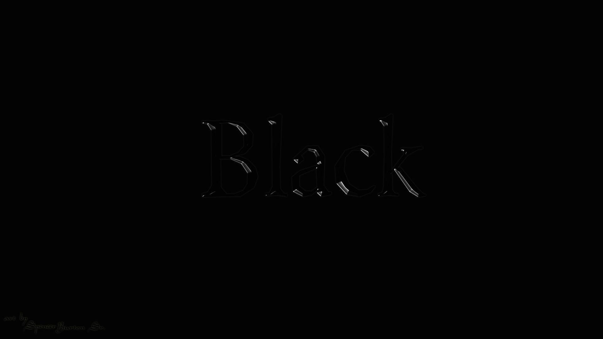 Pure Black HD Wallpaper