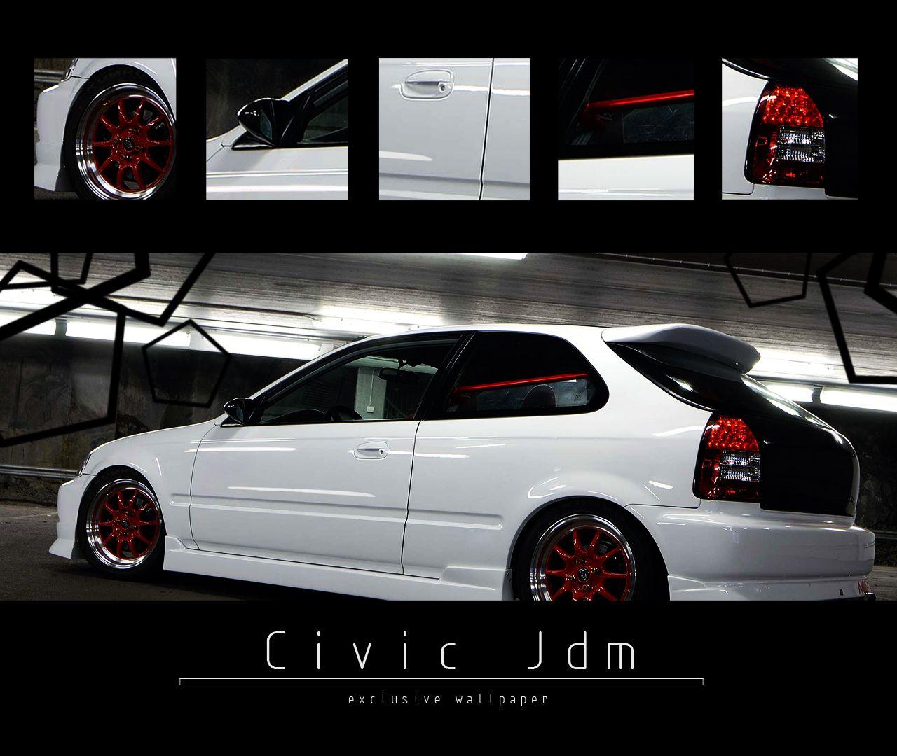 White Honda Civic Jdm Wallpaper Free. All HD Wallpaper