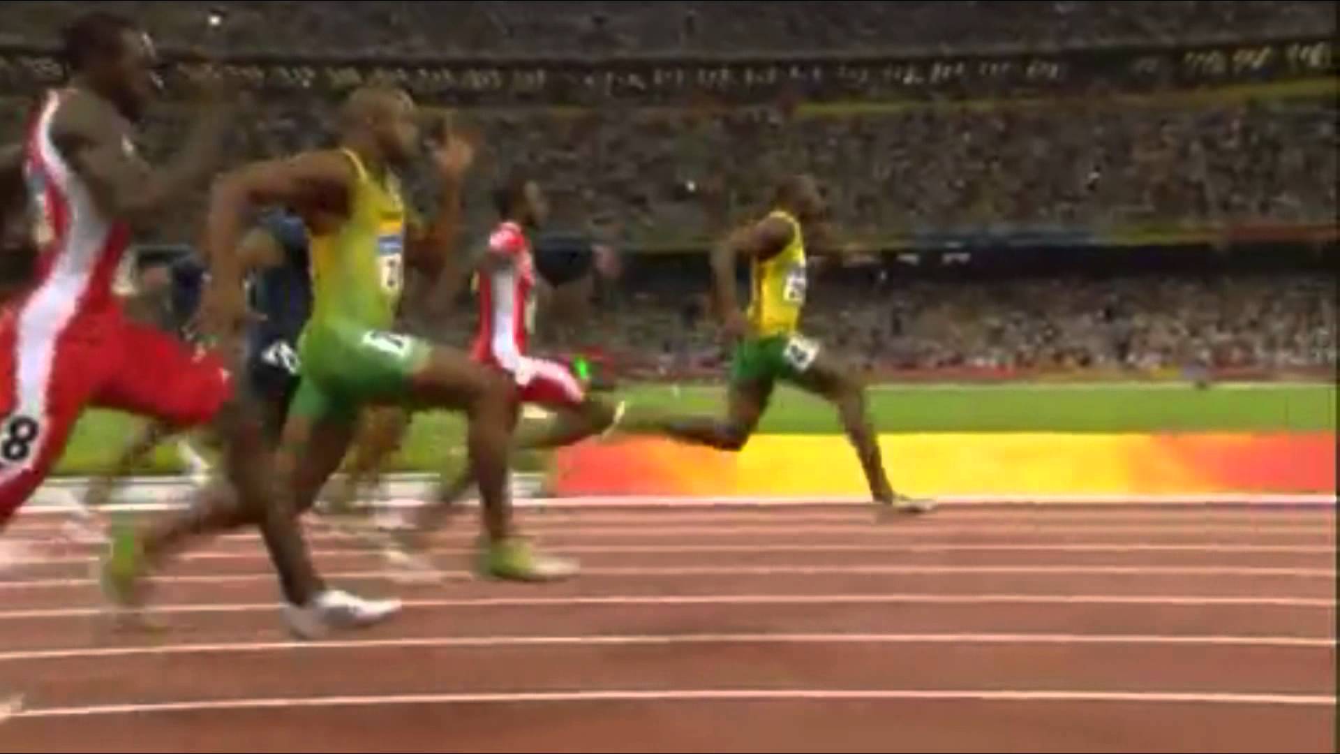 Usain Bolt's running technique