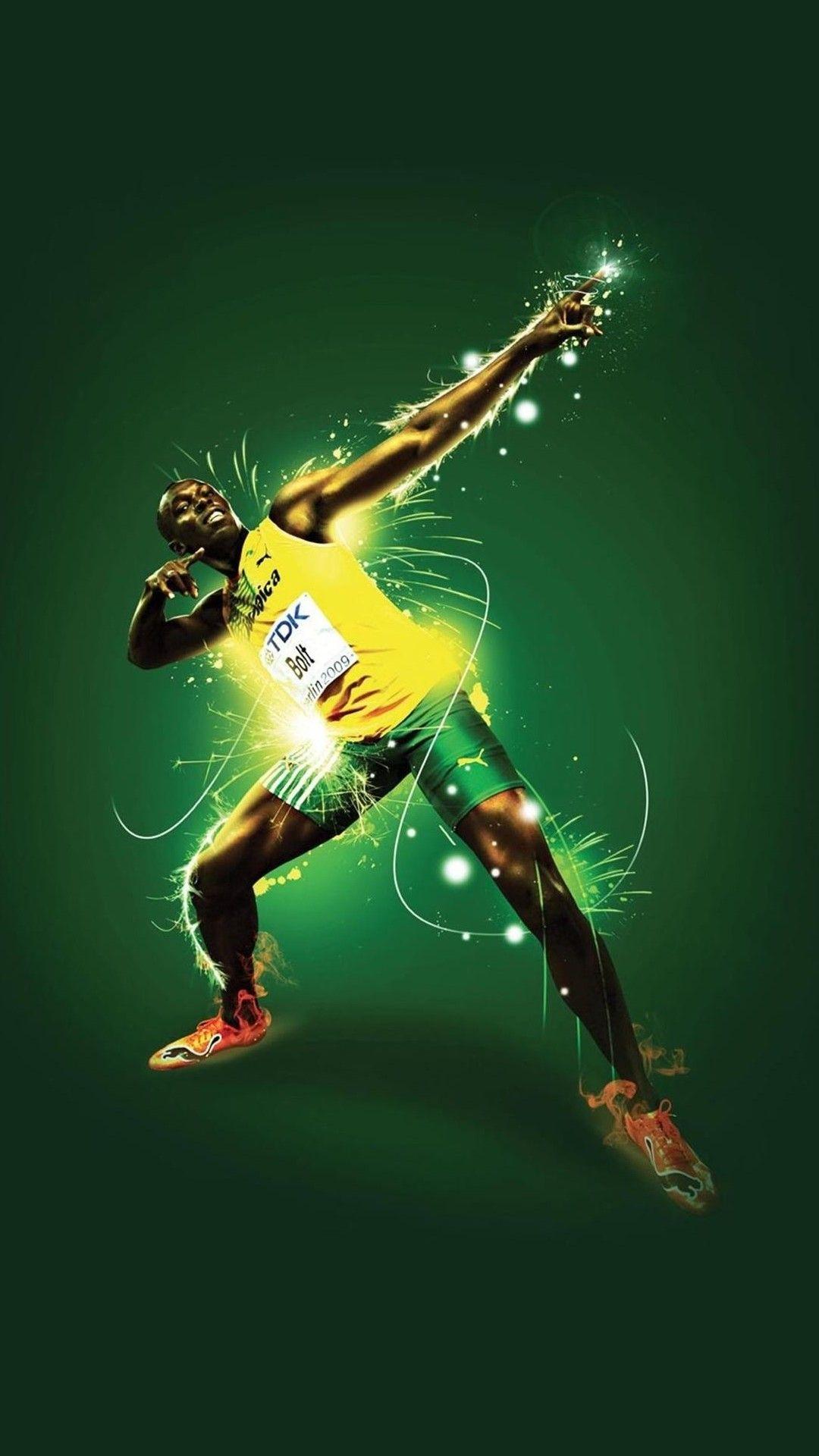 Usain Bolt Wallpaper for iPhone iPhone 7 plus, iPhone 6 plus