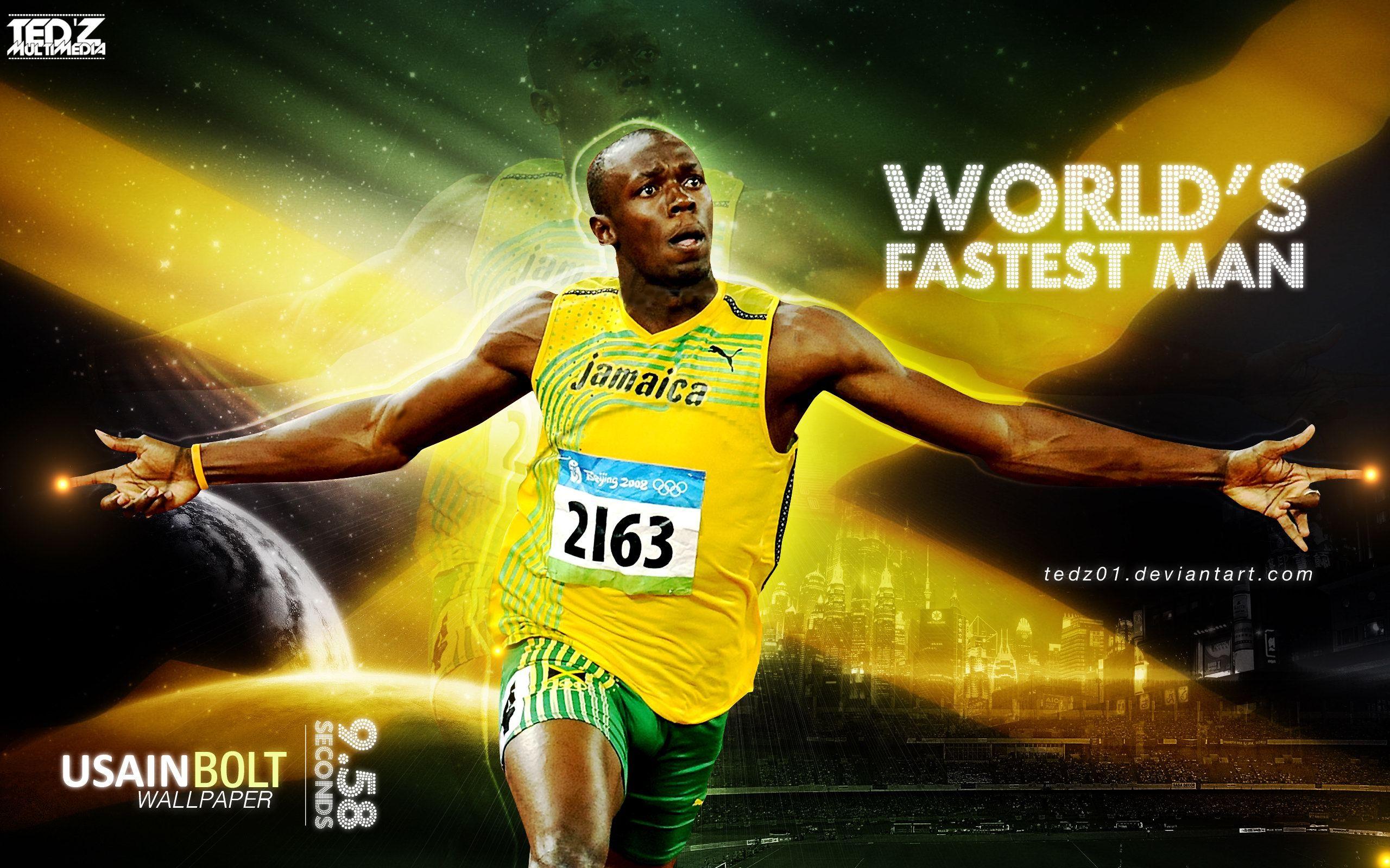Usain Bolt wallpaperx1600