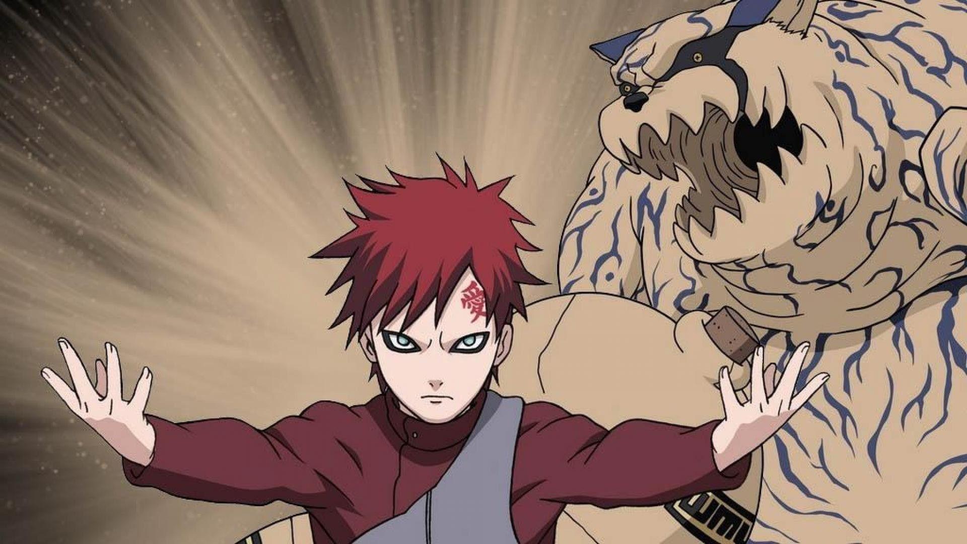 Graphic wallpaper of Gaara HD wallpaper