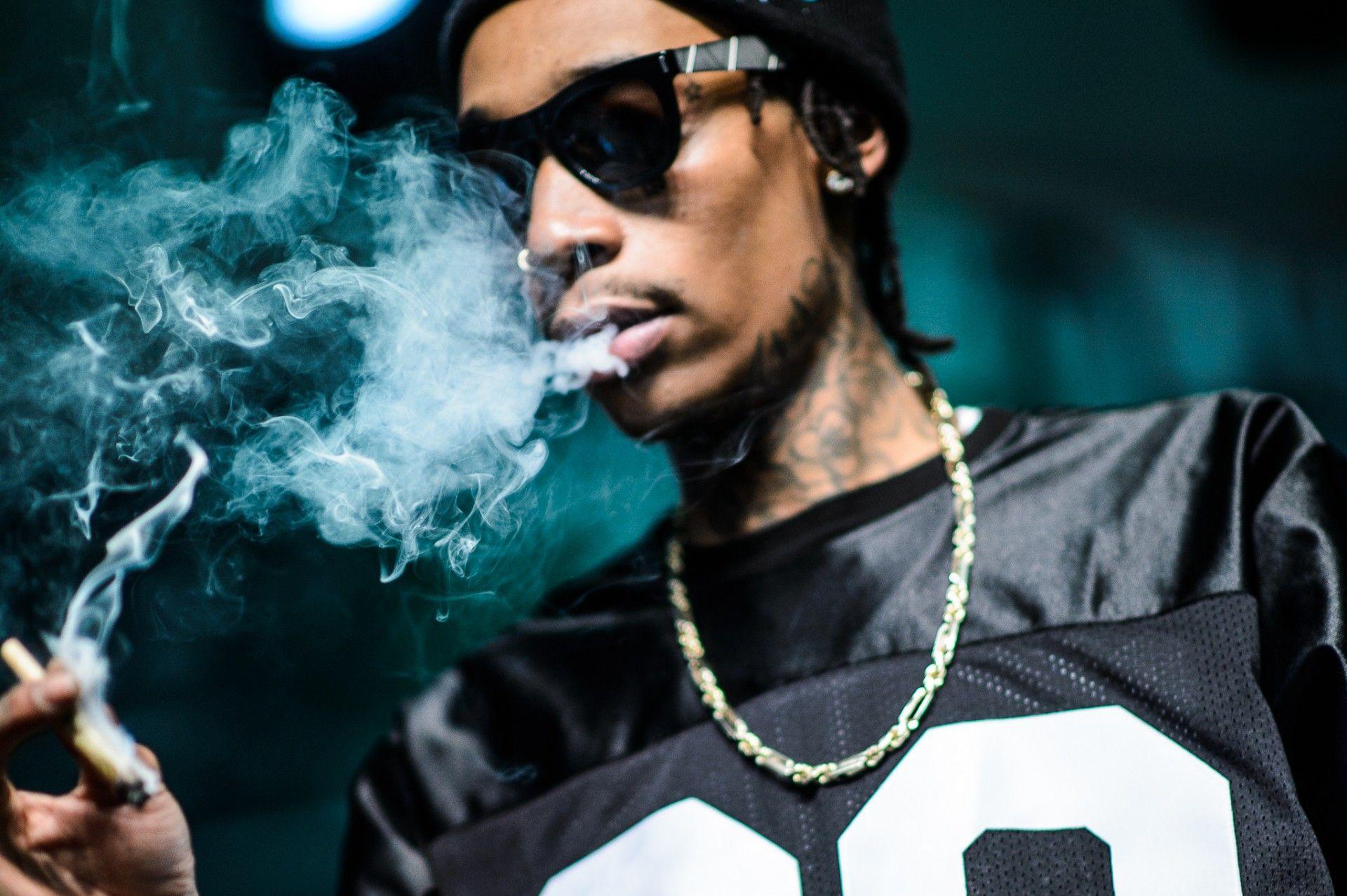 Wiz Khalifa, Rapper, Smoke, Full HD Wallpaper