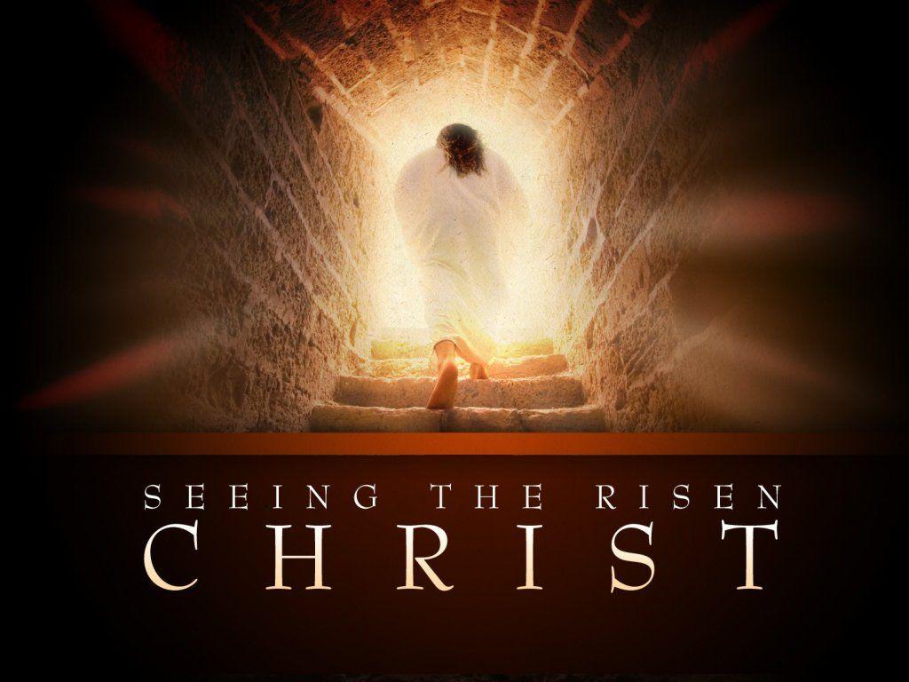 Christian Graphic: Seeing The Risen Christ Wallpaper