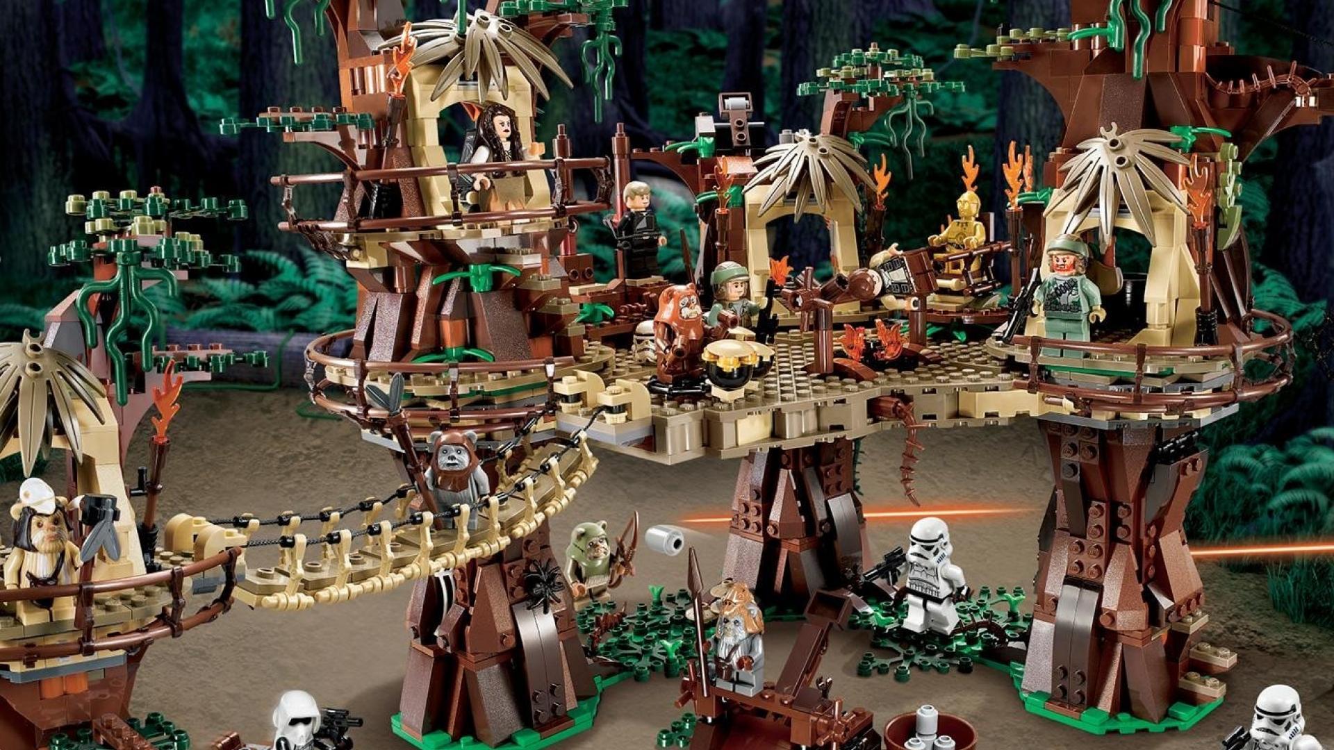 C 3po Science Fiction Villages Legos Toys Ewoks Wallpaper