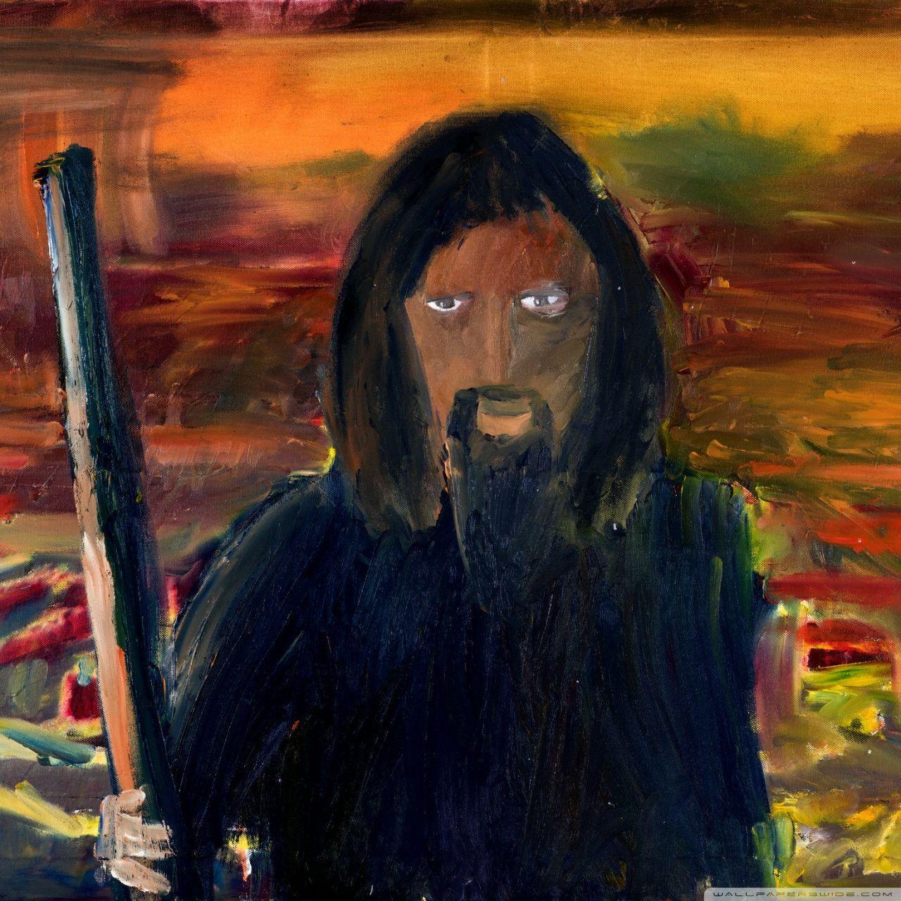 Jesus, Pilgrim Oil Painting ❤ 4K HD Desktop Wallpaper for 4K Ultra