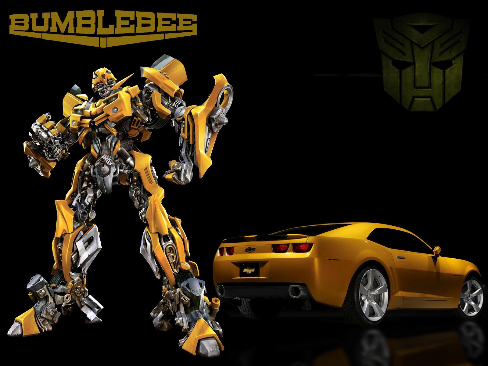 Cool Chevrolet Camaro Transformers Bumblebee Edition Wallpaper