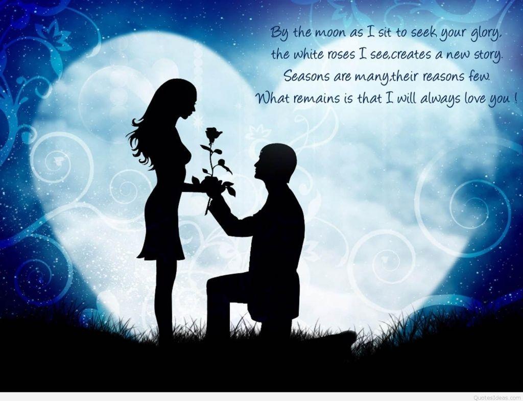 Romantic Anime Couples With Quotes Romantic Couples Wallpaper