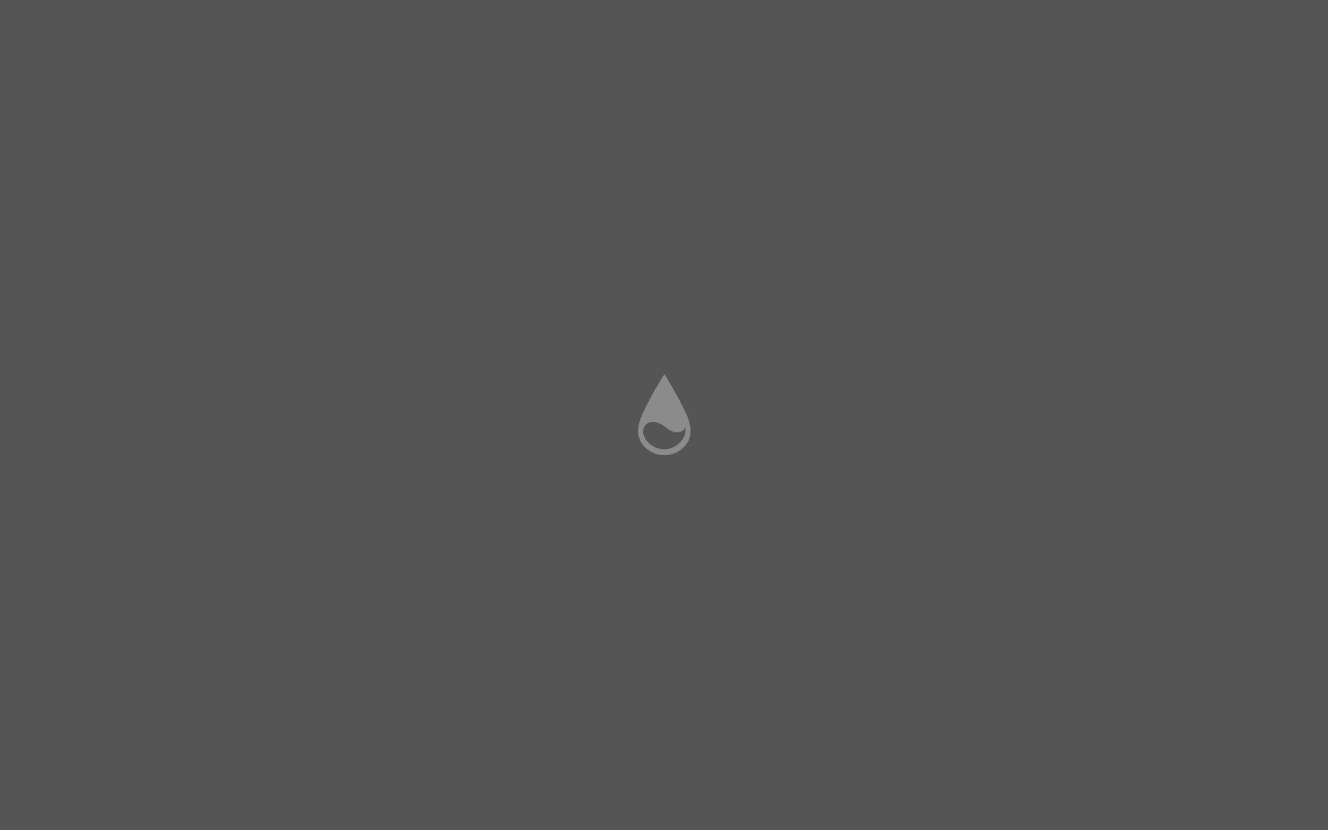 Rainmeter Minimalist Flat Logo Dark Desktop Wallpaper