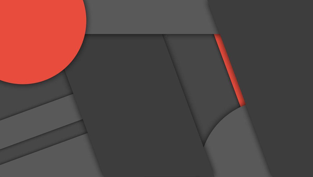 MinFlat Dark Material Design Wallpaper 2 (4K)