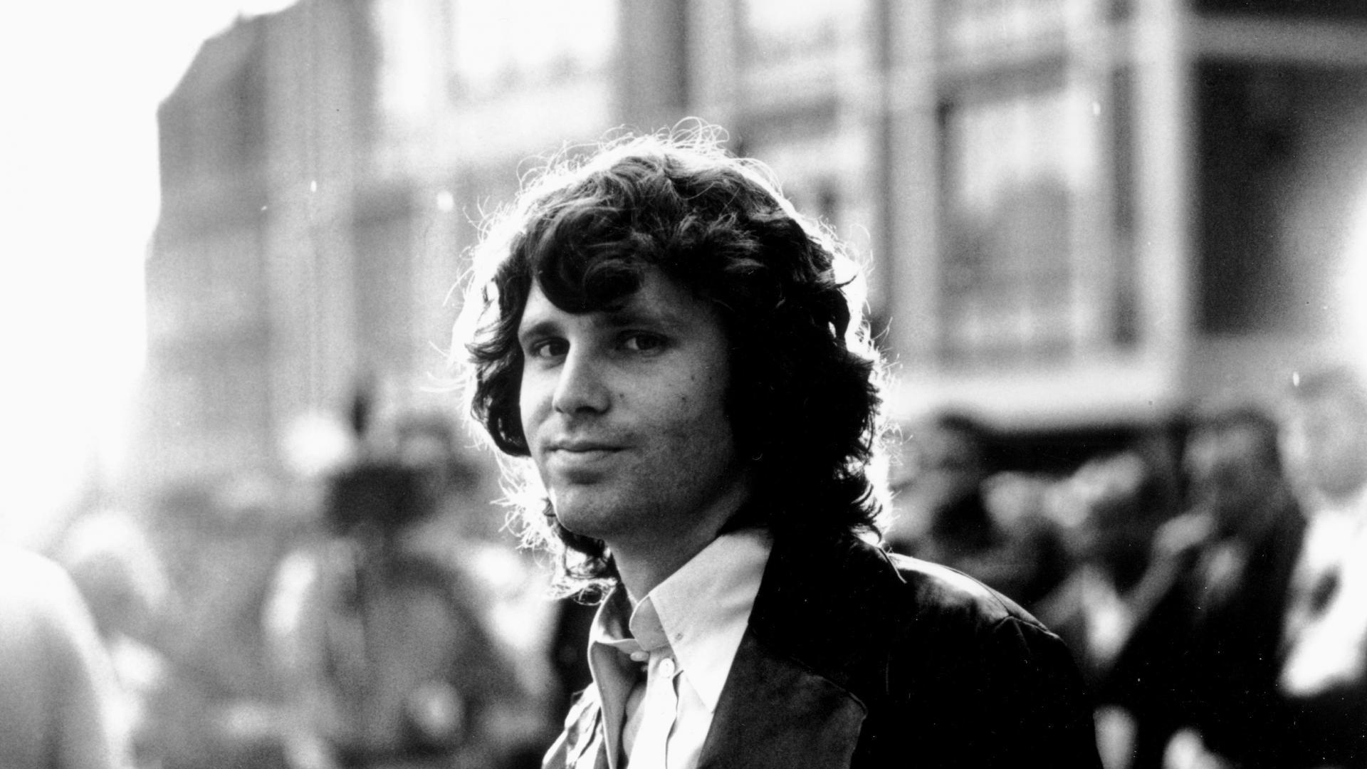 Jim morrison monochrome musicians wallpaper