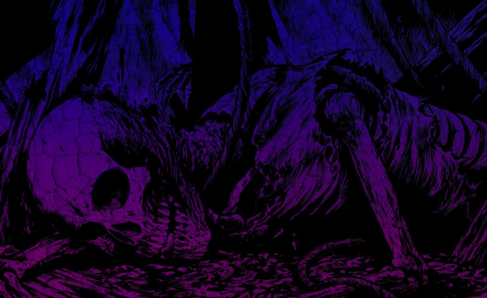 Purple Skull Wallpaper. Cool HD Wallpaper