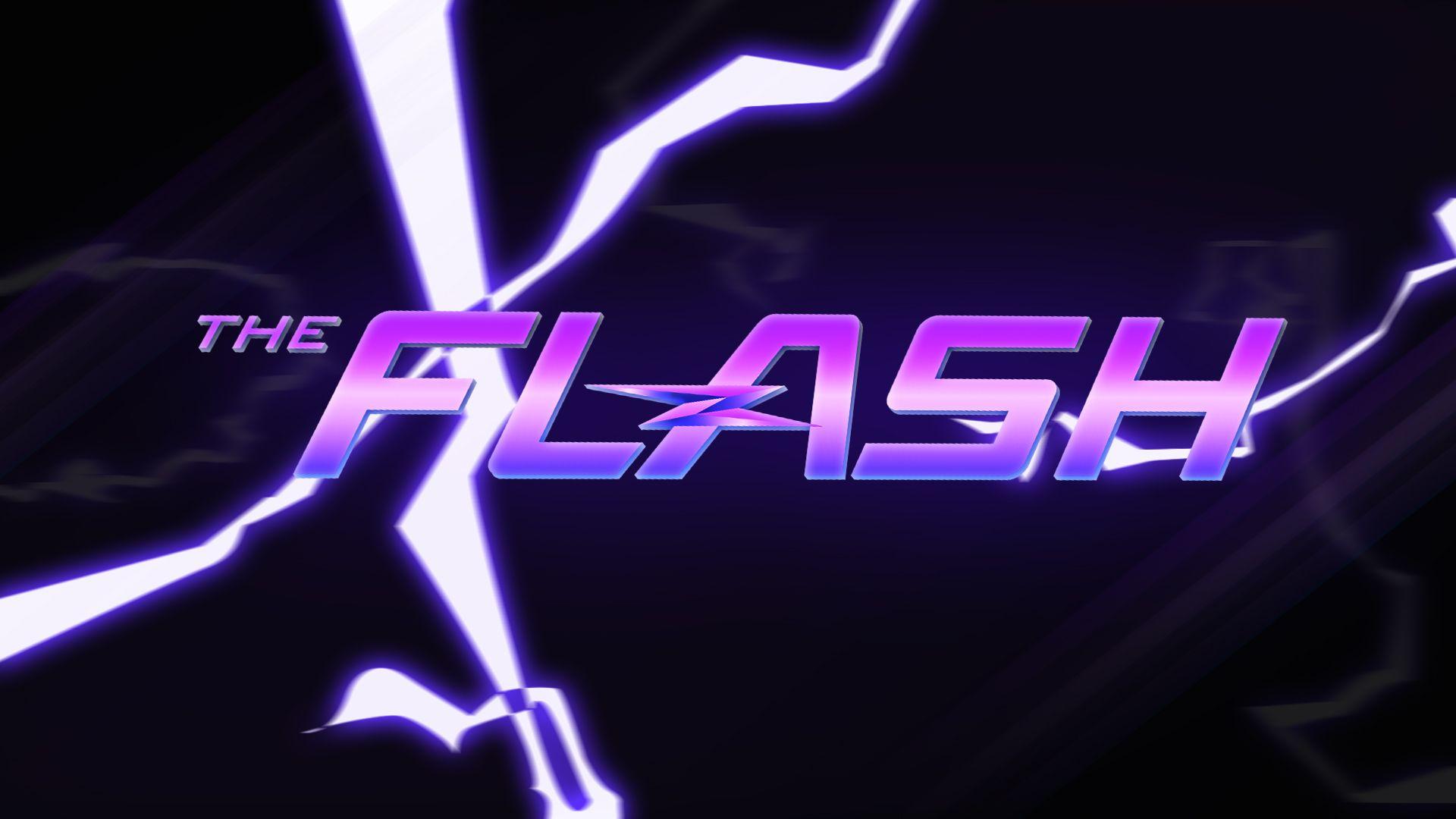 CW's The Flash Logo Desktop Wallpaper from the show intro