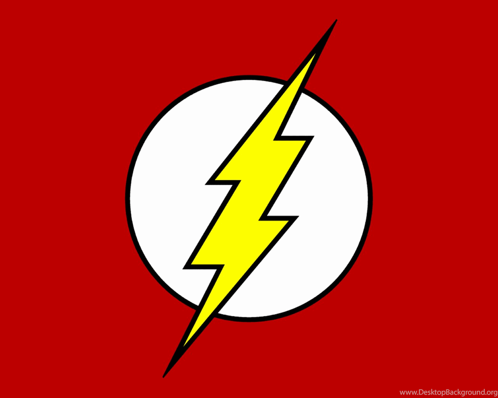 The Flash Logo Wallpaper Desktop Background