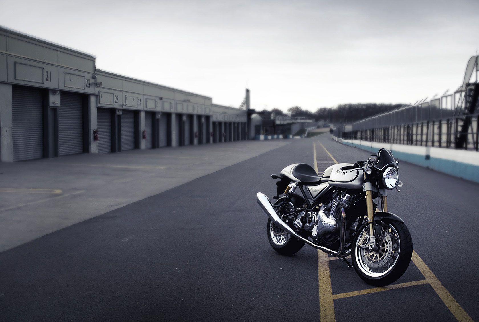 Norton Cafe Racer Motorcycle wallpaperx1080