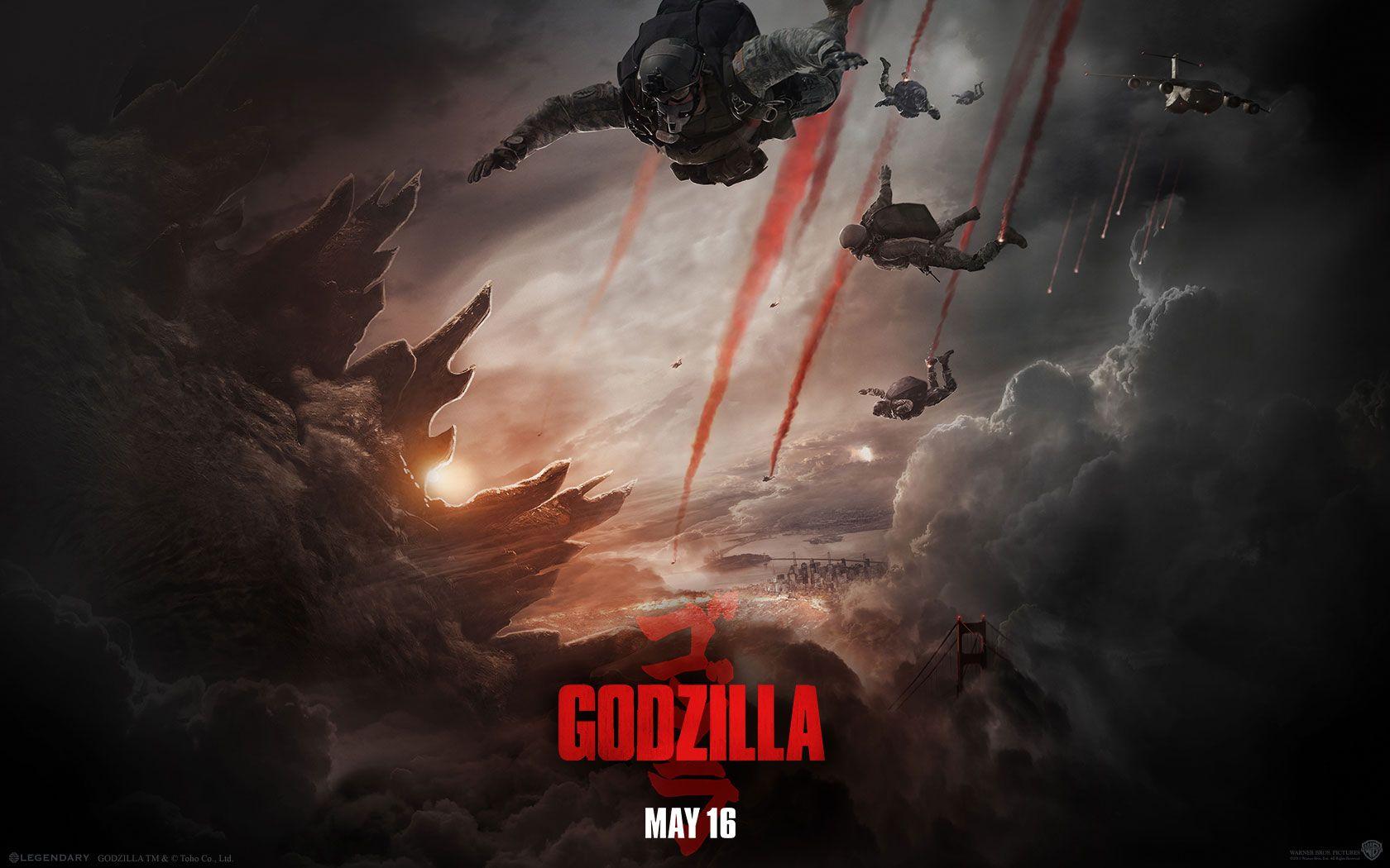 Godzilla Movie 2014 HD, iPhone & iPad Wallpaper