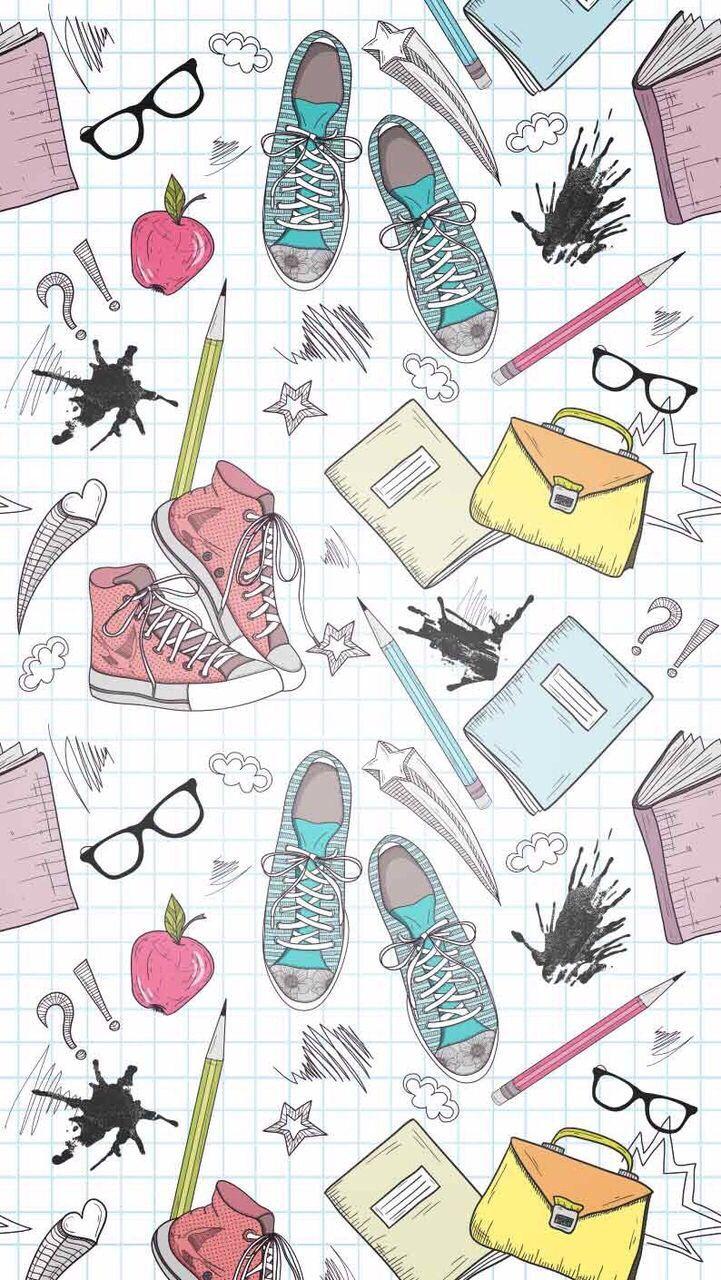 Wallpaper iPhone #back to school ⚪. Cute Background