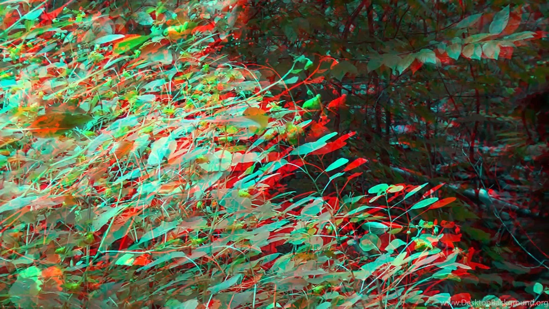 Anaglyph (Red Cyan) 3D Glasses Test YouTube Desktop Background