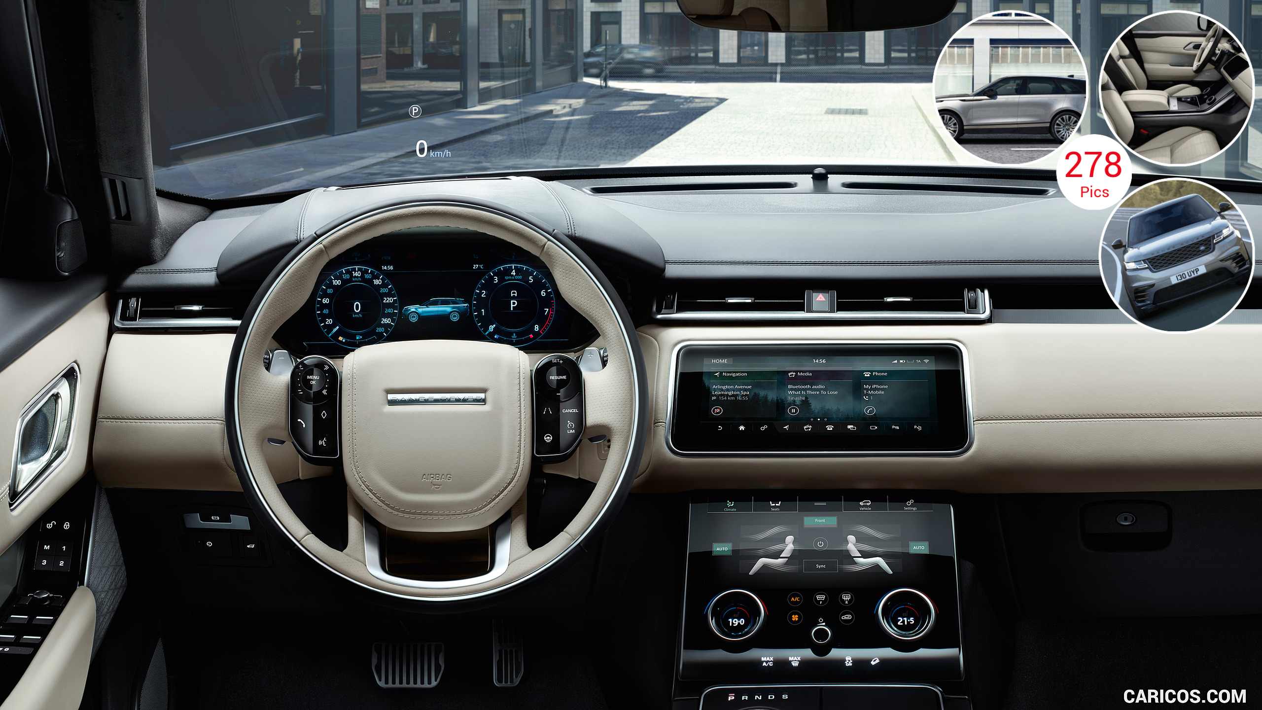 Range Rover Velar, Cockpit. HD Wallpaper