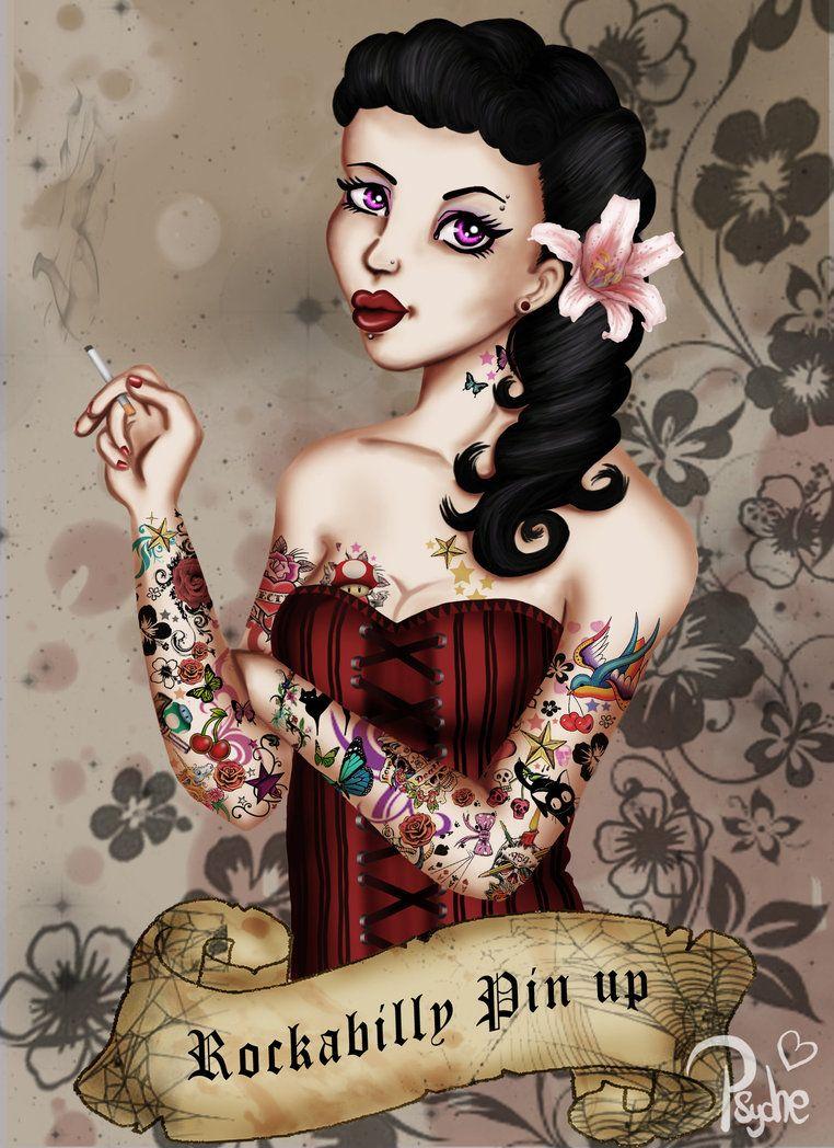 Rockabilly Pin Up 2 By Lady Psyche
