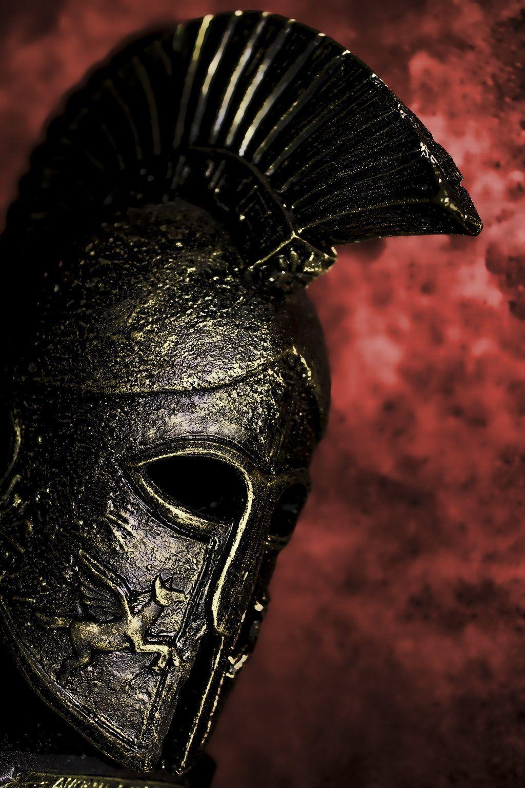 Masks & Veils. Spartan helmet