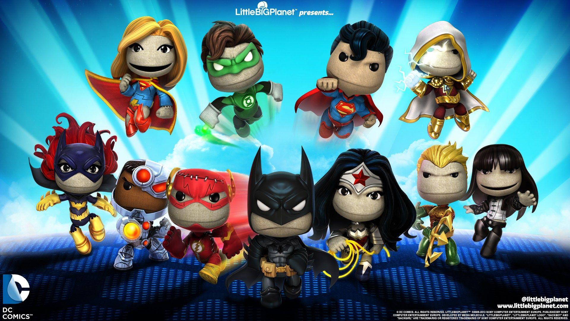 DC, Justice League, LittleBigPlanet, Puzzle HD Wallpaper