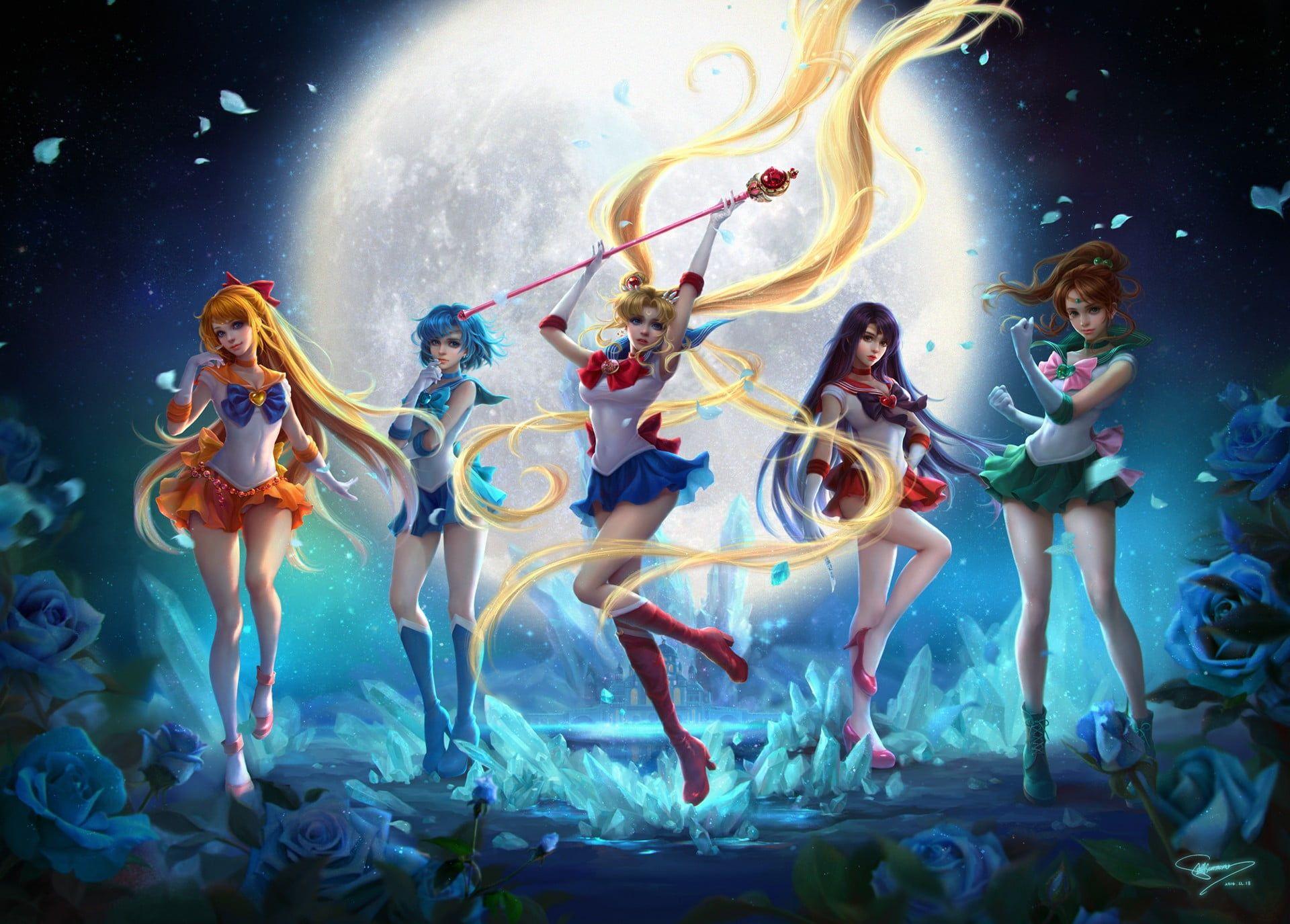 4K wallpaper: Pastel Sailor Moon Desktop Wallpaper Hd