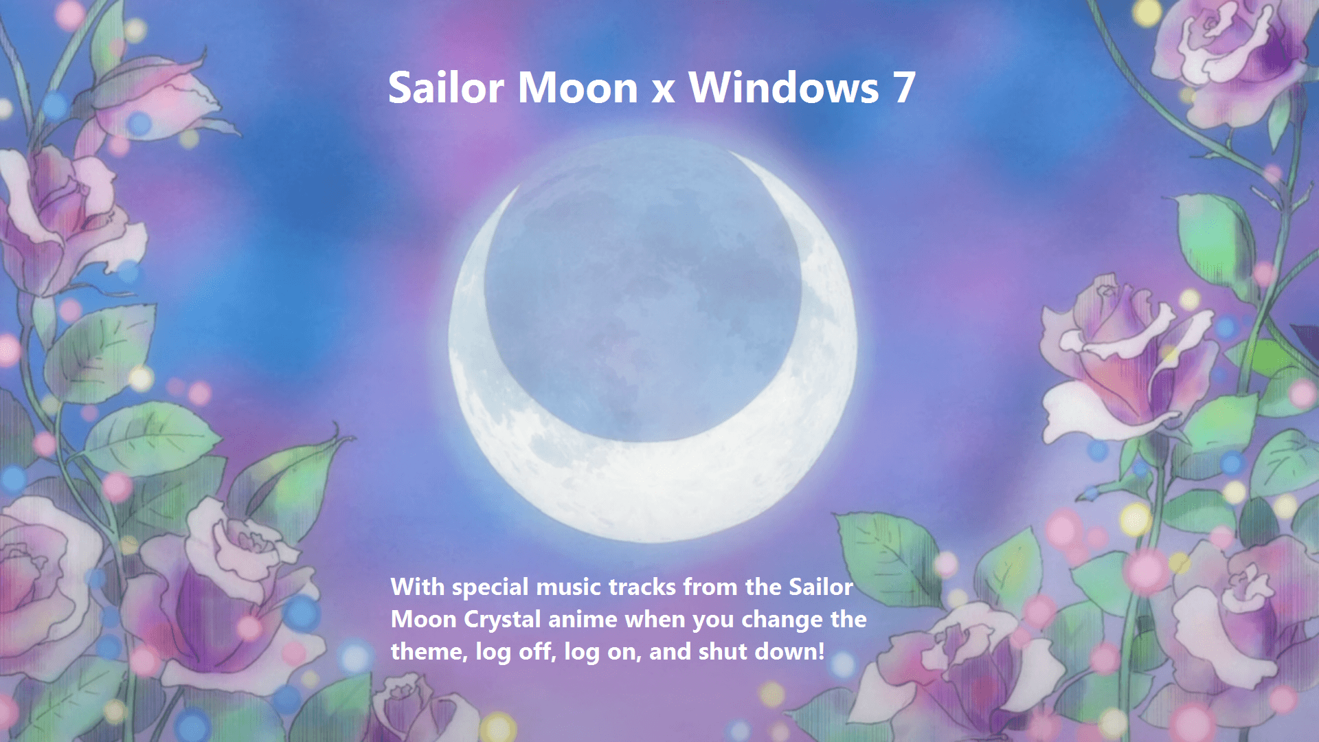 Sailor Moon Windows 7 Theme