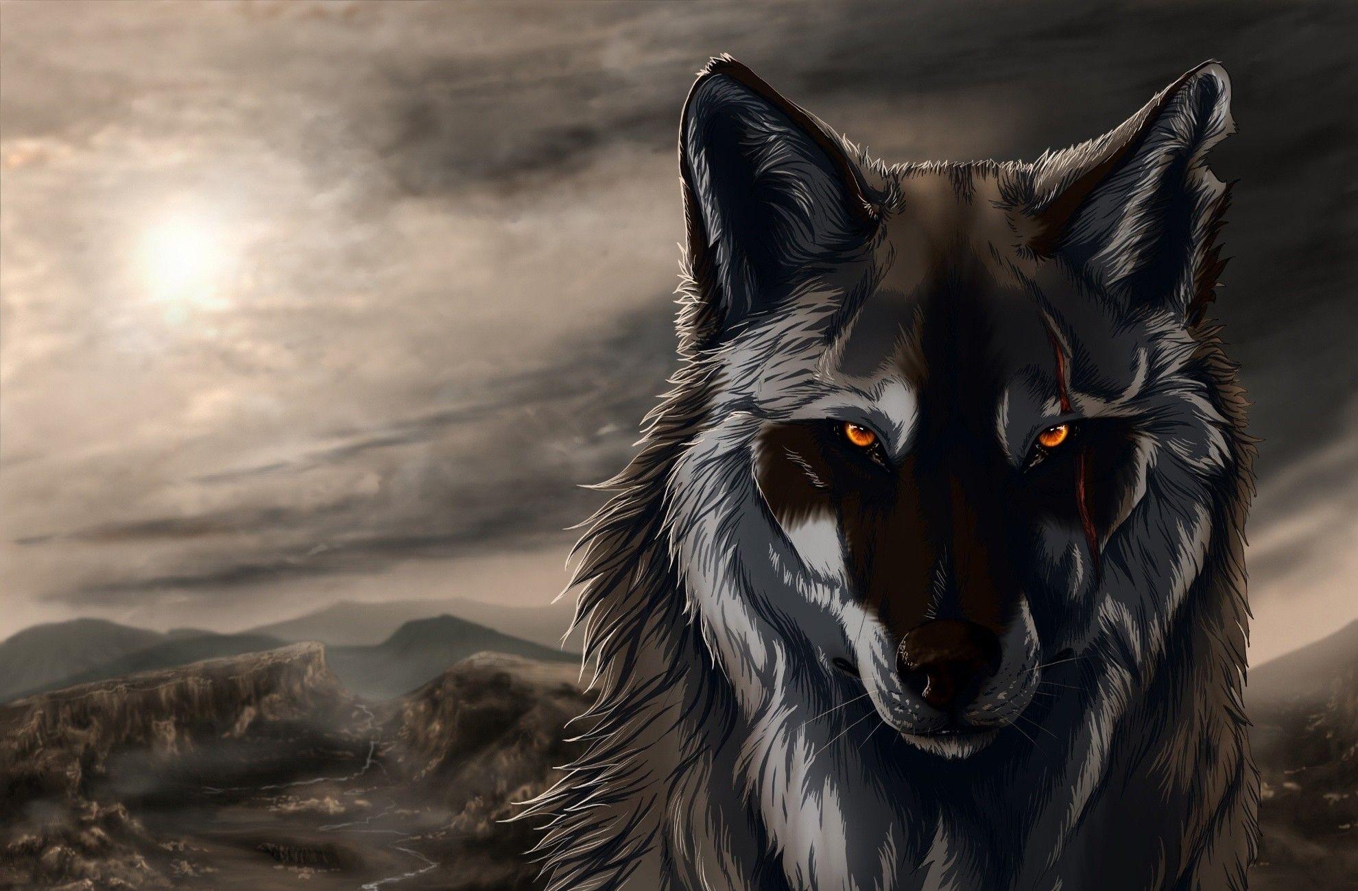 The Rise of Black Wolf HD Wallpaper